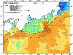 関東・東海海況速報/広域(2009/11/14)