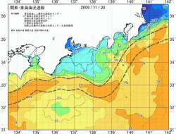 関東・東海海況速報/広域(2009/11/20)