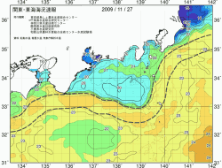 関東・東海海況速報/広域(2009/11/27)