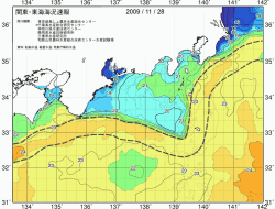 関東・東海海況速報/広域(2009/11/28)