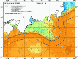 関東・東海海況速報/広域(2009/12/04)
