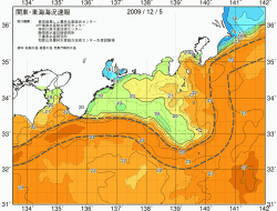 関東・東海海況速報/広域(2009/12/05)