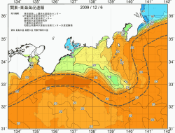関東・東海海況速報/広域(2009/12/06)