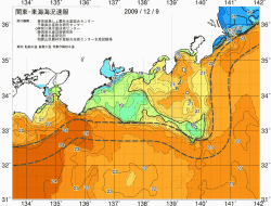 関東・東海海況速報/広域(2009/12/09)