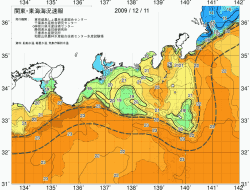 関東・東海海況速報/広域(2009/12/11)