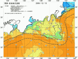関東・東海海況速報/広域(2009/12/13)
