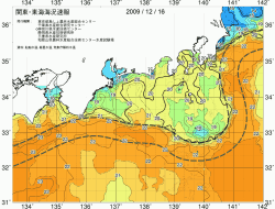 関東・東海海況速報/広域(2009/12/16)