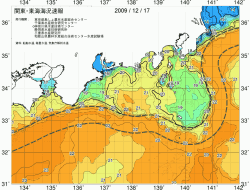 関東・東海海況速報/広域(2009/12/17)