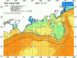 関東・東海海況速報/広域(2009/12/18)