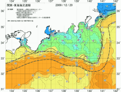 関東・東海海況速報/広域(2009/12/20)
