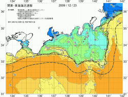 関東・東海海況速報/広域(2009/12/23)