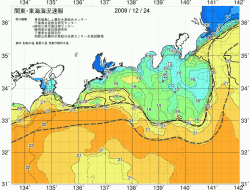 関東・東海海況速報/広域(2009/12/24)