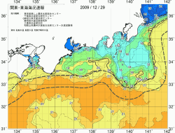 関東・東海海況速報/広域(2009/12/29)