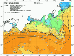 関東・東海海況速報/広域(2010/01/03)