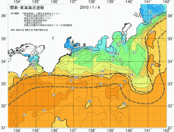 関東・東海海況速報/広域(2010/01/04)