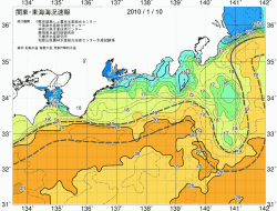 関東・東海海況速報/広域(2010/01/10)
