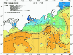 関東・東海海況速報/広域(2010/01/16)