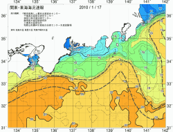 関東・東海海況速報/広域(2010/01/17)