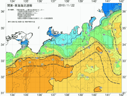 関東・東海海況速報/広域(2010/01/22)