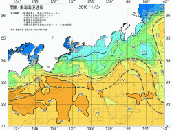 関東・東海海況速報/広域(2010/01/24)