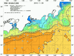 関東・東海海況速報/広域(2010/01/28)