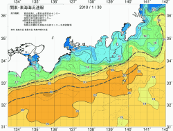 関東・東海海況速報/広域(2010/01/30)