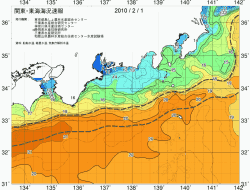 関東・東海海況速報/広域(2010/02/01)