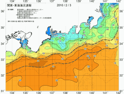 関東・東海海況速報/広域(2010/02/03)