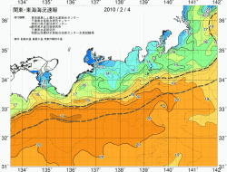 関東・東海海況速報/広域(2010/02/04)