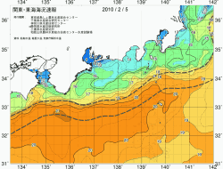 関東・東海海況速報/広域(2010/02/05)