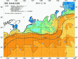 関東・東海海況速報/広域(2010/02/24)