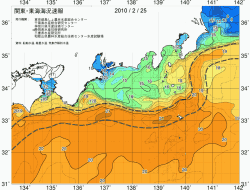 関東・東海海況速報/広域(2010/02/25)