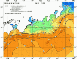 関東・東海海況速報/広域(2010/02/28)