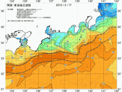 関東・東海海況速報/広域(2010/03/17)