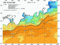 関東・東海海況速報/広域(2010/03/18)