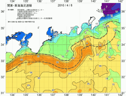 関東・東海海況速報/広域(2010/04/08)