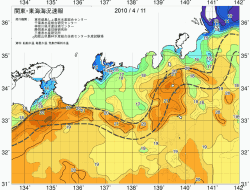 関東・東海海況速報/広域(2010/04/11)
