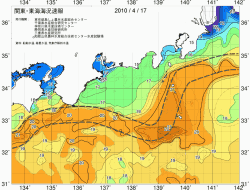 関東・東海海況速報/広域(2010/04/17)
