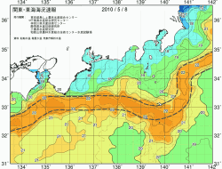 関東・東海海況速報/広域(2010/05/08)