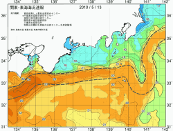 関東・東海海況速報/広域(2010/05/13)