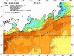 関東・東海海況速報/広域(2010/06/01)