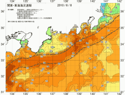 関東・東海海況速報/広域(2010/06/08)
