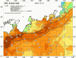 関東・東海海況速報/広域(2010/06/09)