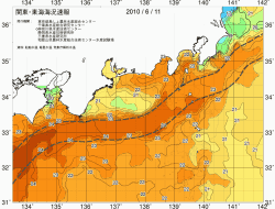関東・東海海況速報/広域(2010/06/11)