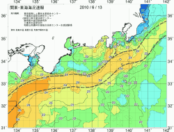 関東・東海海況速報/広域(2010/06/13)