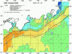 関東・東海海況速報/広域(2010/06/14)