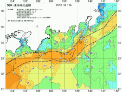 関東・東海海況速報/広域(2010/06/16)