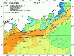 関東・東海海況速報/広域(2010/06/17)