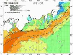 関東・東海海況速報/広域(2010/06/18)
