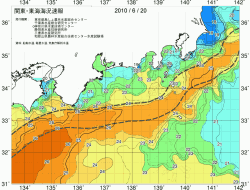 関東・東海海況速報/広域(2010/06/20)